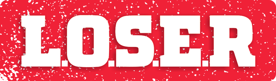 loser logo menu